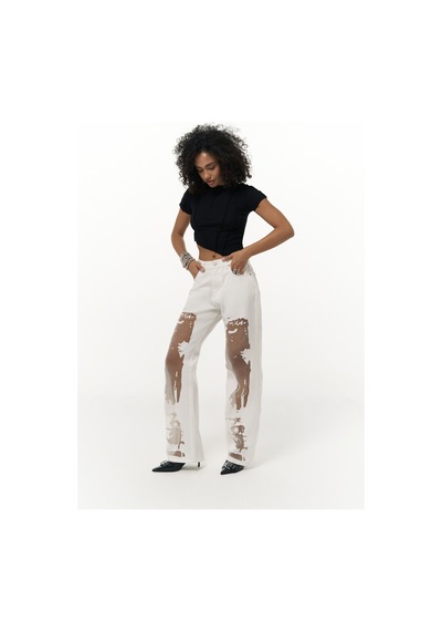 Mai Collection Mai Studios Co. Norris Asimetrik Siyah Crop Siyah