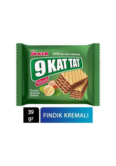 Ülker 9 Kat Tat Gofret 39 Gr Fındıklı 24'li Paket