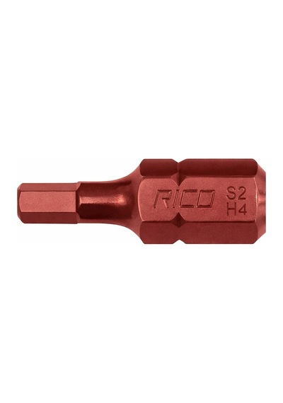 Rıco H4 Allen Bits Uç Mıknatıslı Kırmızı 30 X 10 Mm