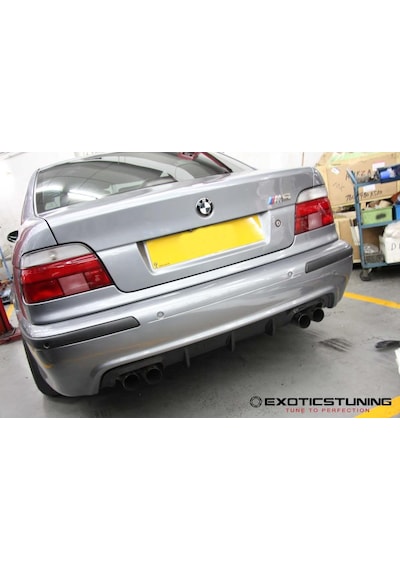 Bmw E39 1998-2004 Plastik Boyasız M5 Arka Difüzör