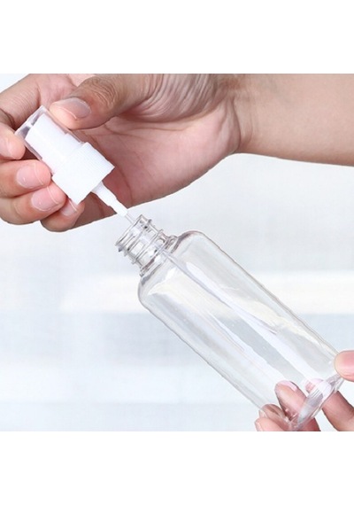 Güvenç Ambalaj 5 Adet - 50 ml Sprey Kapaklı Dezenfektan ve Kolonya Boş Şişesi