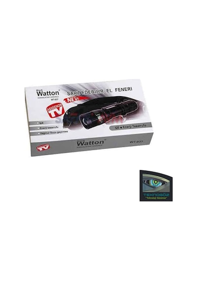 Watton Wt-037 Şarjlı El Feneri