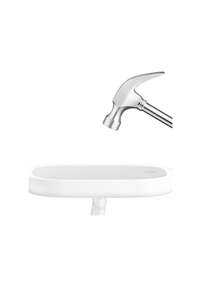 Led Işıklı Makyaj Aynası, Dokunmatik Kontrol, Beyaz, Masa Üstü, 30cm Yükseklik, 17.5cm Çap, Ayarlanabilir Açı Genel