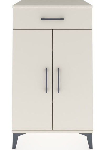 Hyperion Komodin 2 Raflı Tek Çekmeceli 2 Kapaklı 60x44x106 Aytaşı-aytaşı Aytası