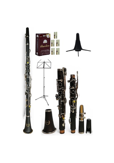 Pro Sol Klarnet 4 Yüzük Amati Stil ,stand Nota Sehpası 10 Adet Bandore 1 No Kamış Hediyeli