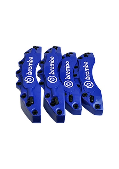 Brembo Fren Kaliper Kapağı Jant Braketi Universal 16” Jant ve Üzeri İle Uyumlu 4lü Set Mavi