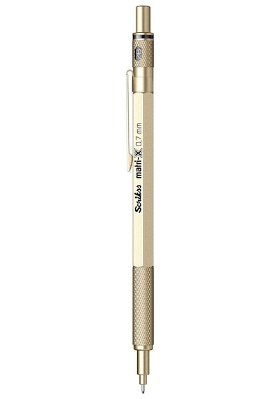 Scrikss Matri-x Versatil 0.7 Mm Metalik Altın Şeffaf Amb.