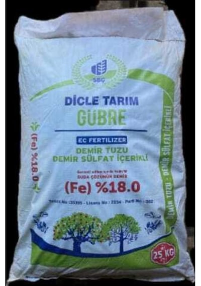 Akhenaton Gübre Demir Sülfat Kara Boya 25 Kg