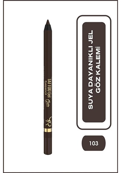 Tattoo Gel Eyepencil No: 103 Brown - 24 Saat Kalıcı Suya Dayanıklı Jel Göz Kalemi