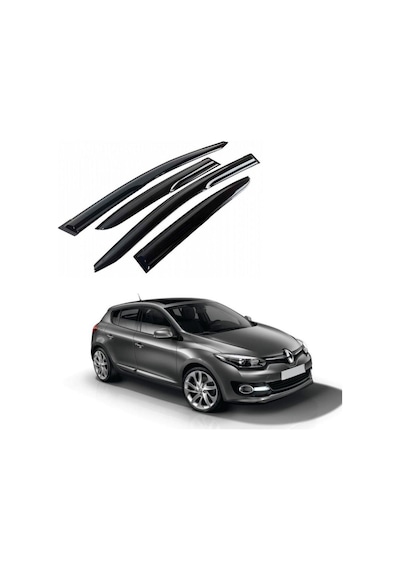 Renault Megane 3 Hb Mugen Cam Rüzgarlığı 2009-2015