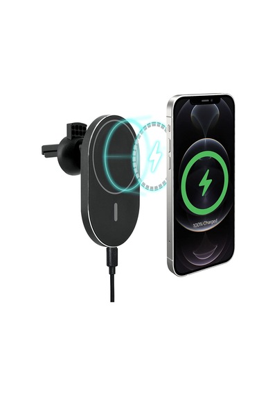 Nettech 15W Kablosuz Wireless Şarj (544644994)-Siyah