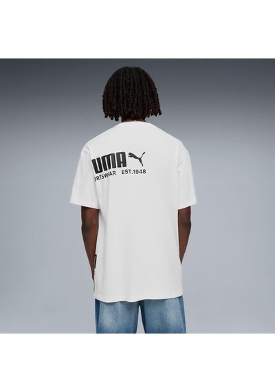 Puma Sport Graphic Erkek Beyaz Tişört 692169-02