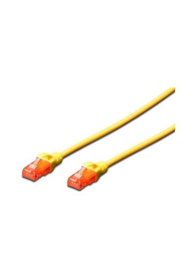 Beek BC-U60015Y 0.15 Mt Cat6 U-UTP AWG26 LSZH Sarı Patch Cord Kablo