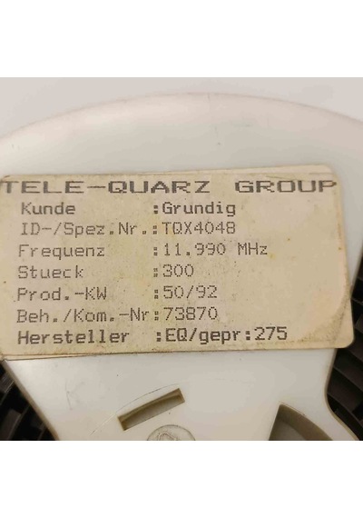 Tqx4048 11.990mhz Grundıng Diğer Kristaller 2 Adet