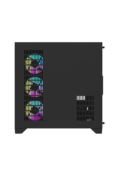 Aıgo Ft418 Ultra Siyah 7x L17 Argb Fanlı 850w 80+ Bronze Gen5 Lcd Mid Tower Kasa