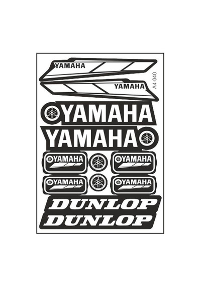 A4 Sticker 040 Tek Paket Çoklu Sticker Çok Renkli