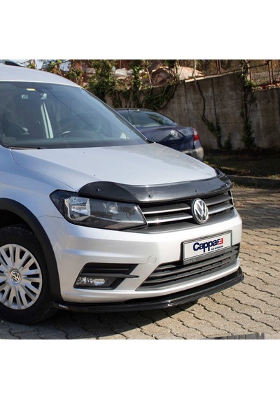 Cappafe Vw Caddy Ön Kaput Koruyucu Rüzgarlık 4Mm Abs 2015-2020