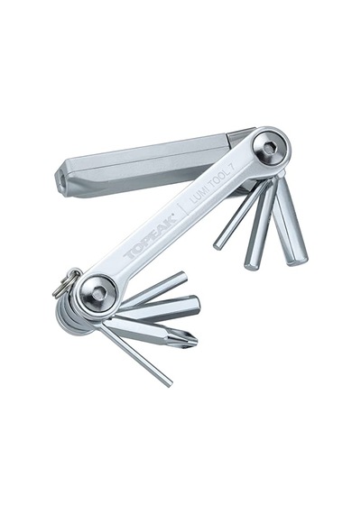 Topeak Lumitool 7 Bisiklet Alyan Anahtar Takımı Gümüş Siyah - Yeşil