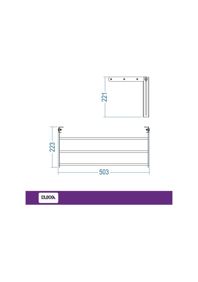 Balkon Katlanabilir Raf Havluluk Ss 304 Paslanmaz A.914 Inox
