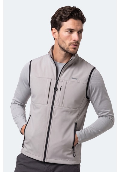 Slazenger Cruıser I Erkek Softshell Bej Yelek