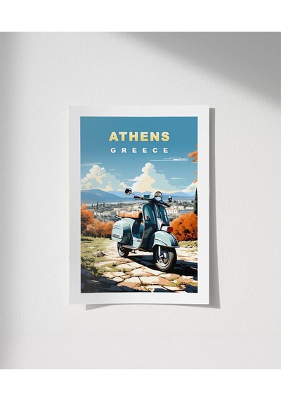 Çerçevesiz Poster Akdeniz Zarafeti