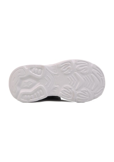 Siyah Sarı Fileli Cırtlı Unisex Çocuk Spor Ayakkabı Ruffon P Siyah-Sarı