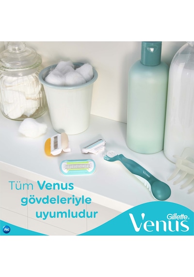 Gillette Venus Smooth Tıraş Makinesi + Yedek Başlık 5'li