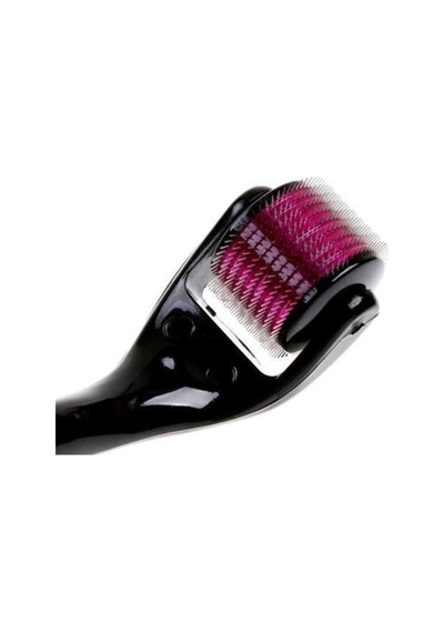 Titanyum Uçlu Dermaroller 0.5mm Siyah Roller İğneli Masaj Aleti 540 İğne Karışık