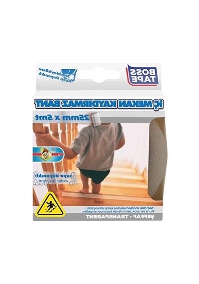 Kaydırmaz Bant, 25 Mm X 5 M Boyutunda Ve Şeffaf Tasarım İle Güvenli Kullanım