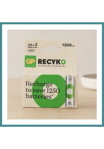Bezos Aa 1300mah Şarjlı Kalem Pil 2'li Mac