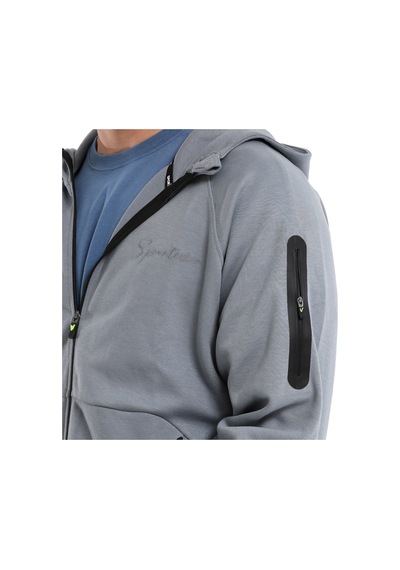 Sportive Terra Erkek Gri Günlük Stil Sweatshirt 24yetl13d03-grı Gri