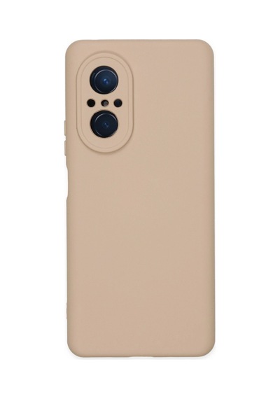 Huawei Nova 9 Se Kılıf Nano İçi Kadife Silikon - Pudra - Pudra
