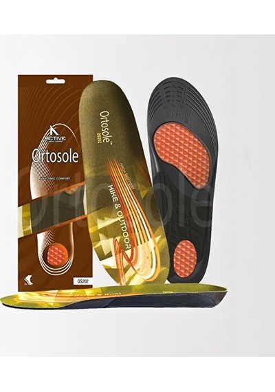 Ortosole Ark Ve Jel Destekli ,zorlu Arazi Ve Tırmanışlar İçin Ortopedik Erkek Tabanlık 202-mm Standart