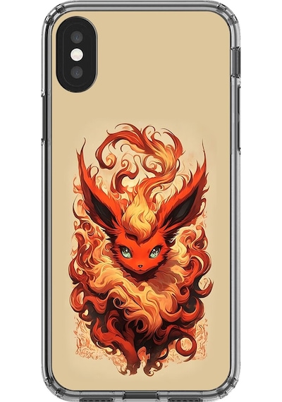 Apple Uyumlu iPhone X Şeffaf Kılıf Pokemon 6 Tasarımlı