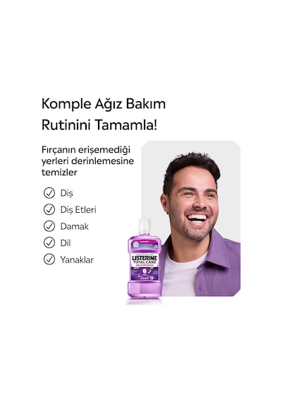 Listerine Total Care Diş Koruması 1000 ml x2