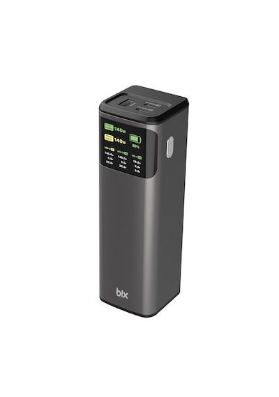 Bix Pb200w 24000mah 140w Usb-c Pd & Usb-a Çıkışlı Powerbank Gri Gri