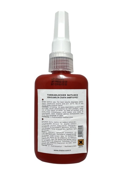 Chemlock Lock 43 Sökülebilir Civata Sabitleyici 50Ml.