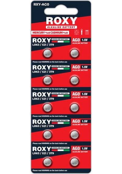 Ag1 Lr60/621/364 13 Mah Alkalin Düğme Pil 10 Lu Paket 599599