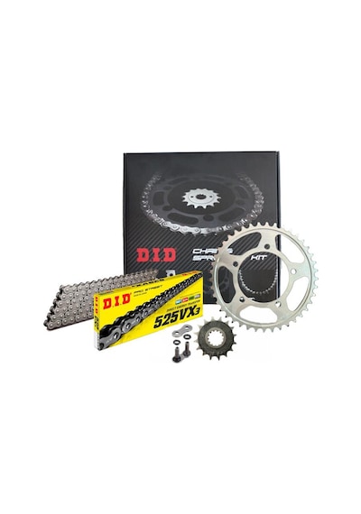 Dıd Triumph Tiger 800 Xc Zincir Dişli Seti 2010-2014 X-ringli Zincir Çelik Renk