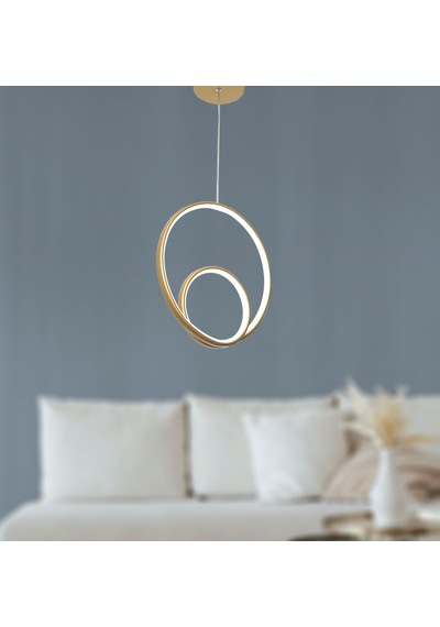 Tt004-Esk Tt Aydınlatma Göz Modeli Eskitme Boyalı Led Avize
