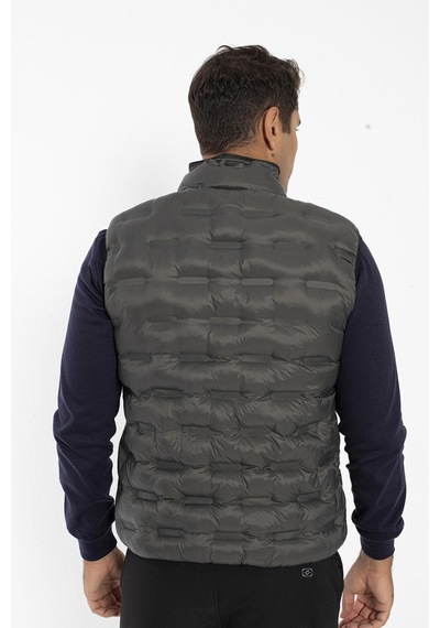 Crozwise Erkek Dolumlu Spor Outdoor Yelek Haki
