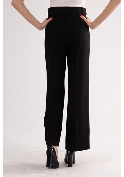 Belamore Siyah Bol Paça Pantolon 3974959.01