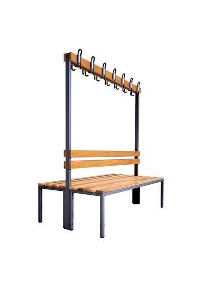 Ayakkabılıksız 4 Ayaklı Çift Taraflı Bank, 14 Kanca, 150x85x170 Cm, Spor Bankı