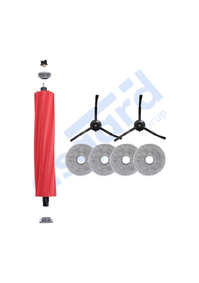 Roborock Q Revo Pro-s-maxv Uyumlu 1 Ana Fırça 2 Yan Fırça 4 Mop Pkt-iasgf0000558