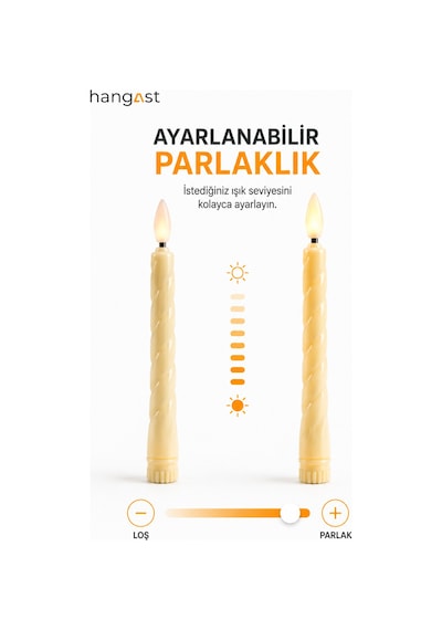 6'lı Led Şamdan Mum Seti Uzaktan Kumandalı Timer Özellikli Gerçek Mum Görünümlü Sıcak Sarı Işıklı Pilli Dekoratif Mum Krem 6'lı Led Şamdan Mum Seti Uzaktan Kumandalı Timer Özellikli Gerçek Mum Görünümlü Sıcak Sarı Işıklı Pilli Dekoratif Mum Krem