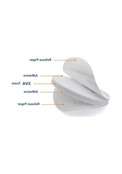 50 Adet 3m Çift Taraflı Köpük Bant Yuvarlak Kesim 38 Mm Çap