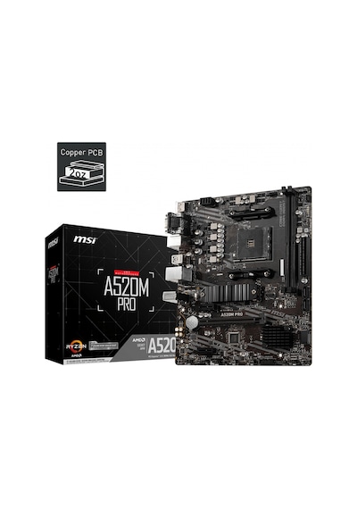 Msı A520m Pro Ddr4 4600/1866mhz M.2 M.atx Am4