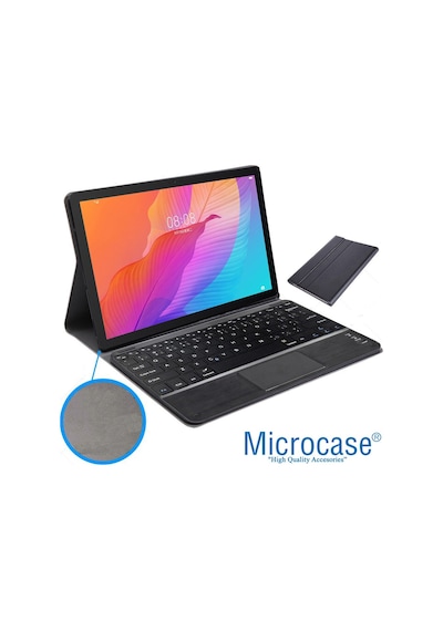 Huawei Uyumlu Matepad T10 9.7" Bt Touchpad Klavyeli Standlı Kılıf Bkk5