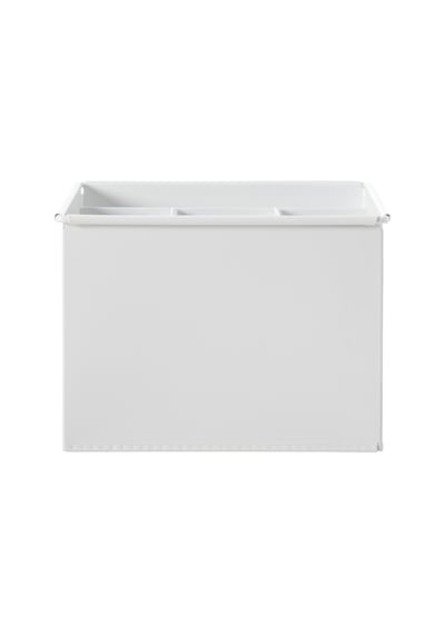 Mudo Home Roma Bölmeli Düzenleyici Mat Beyaz 19x16x13
