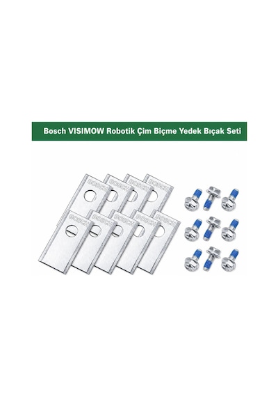 Bosch Vısımow 18v Uyumlu Robotik Çim Biçme Yedek Bıçak Seti F016800691
